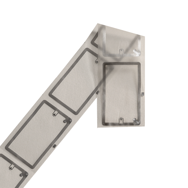INT5014 - Infineon/SLE66R35E7 45x76mm Rectangular Dry Inlay Clear PET