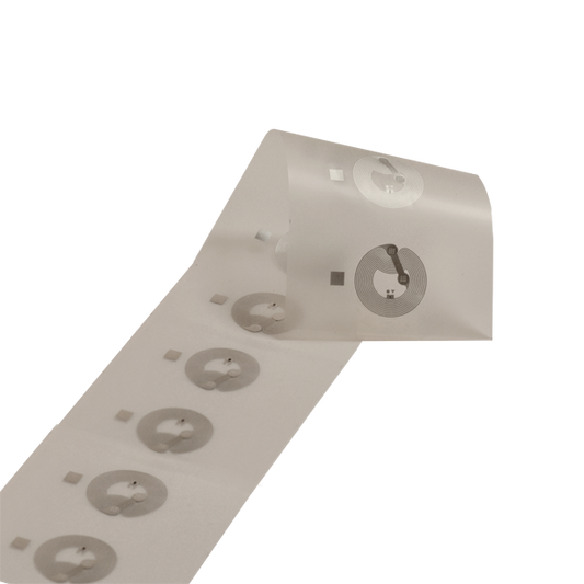 INT5012 - NXP/Mifare Ultralight C 21mm Round Dry Inlay Clear PET