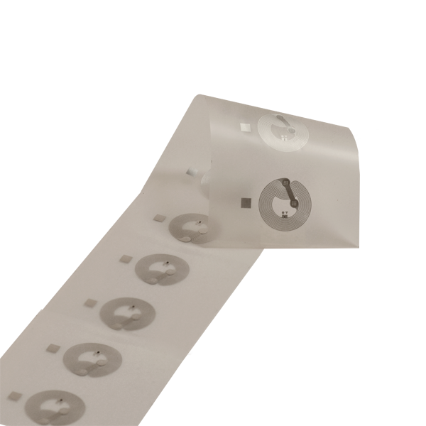 INT5012 - NXP/Mifare Ultralight C 21mm Round Dry Inlay Clear PET