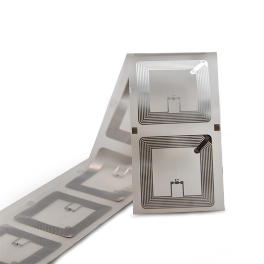 INT5005 - NXP/I-Code SLI X 39mm Square Dry Inlay Clear PET