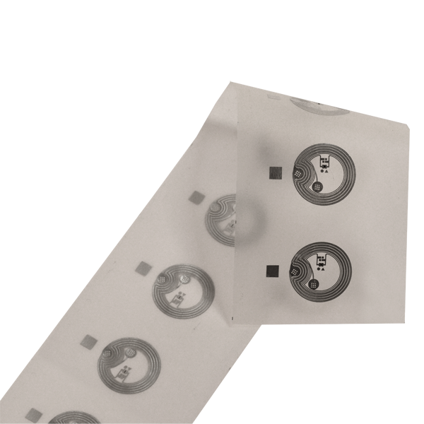 INT5008 - NXP/NTAG213 20mm Round Dry Inlay Clear PET