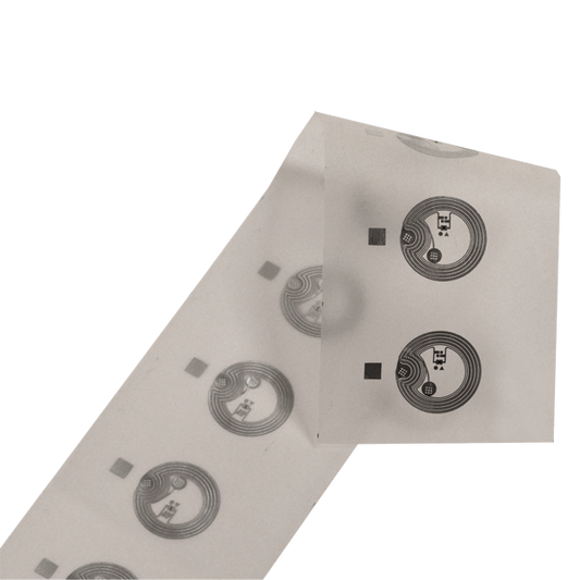 INT5008 - NXP/NTAG213 20mm Round Dry Inlay Clear PET